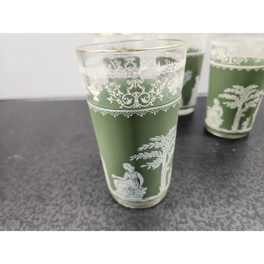Set of 4 Vintage Wedgwood Jasperware Jeanette Green Hellenic 5